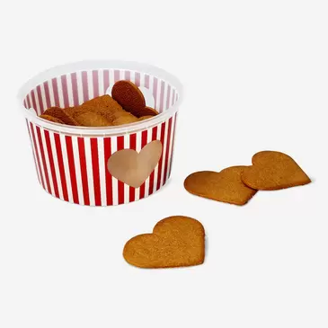 Galletas de corazón de jengibre