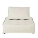NEO ELEMENTARY - Chauffeuse pour canapé modulable beige sable