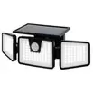 Lampe solaire triple LED 550 lumens détecteur de mouvement