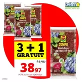 Copeaux de bois COMPO - Rouge 3 + 1 GRATUIT