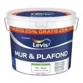 LEVIS mur & plafond blanc mat 10 litres