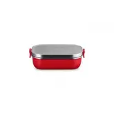 On The Go Lunch Box Inox Rectangulaire 900 ml Rouge Cerise