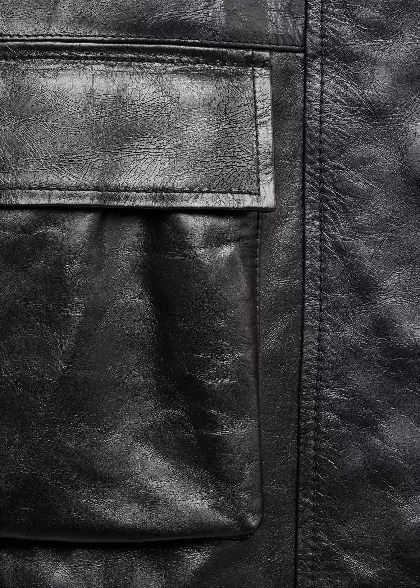 Oversized faux-fur parka with pockets
