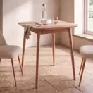 Bronx - Table à manger carrée, 4 personnes, 80x80 cm