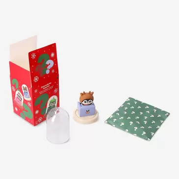 Sorpresa coleccionable: gomas de borrar navideñas