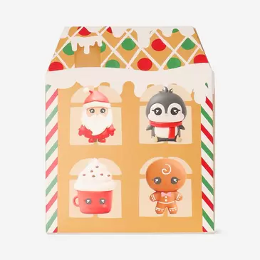 Gomas de borrar con motivos navideños - 4 unidades