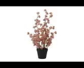 Kunst bloem in pot clematis alpina l roze