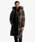 Everest Superdry Robe Imperméable en Fausse Fourrure