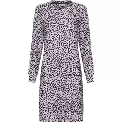 Pastunette nachthemd Purple Pebbles paars/grijs - fleece - Maat 36
