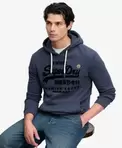 Sweat à capuche Vintage Logo coupe décontractée
