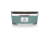 Woodwick evergreen cashmere ellipse candle