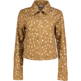 Denim jacket with print