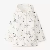 Parka à capuche fille imprimé Stitch Disney