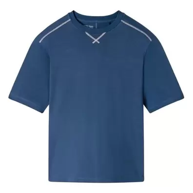 Schiesser Shirt 1/2 oceaanblauw - 100% katoen - Maat 50