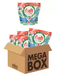 Dreft Platinum All-in-One Deep Clean mégabox 72 capsules