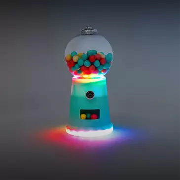 Máquina expendedora de chuches con luz