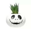 Plante verte artificielle Halloween Disney Mr Jack céramique blanc Ø10xH11cm