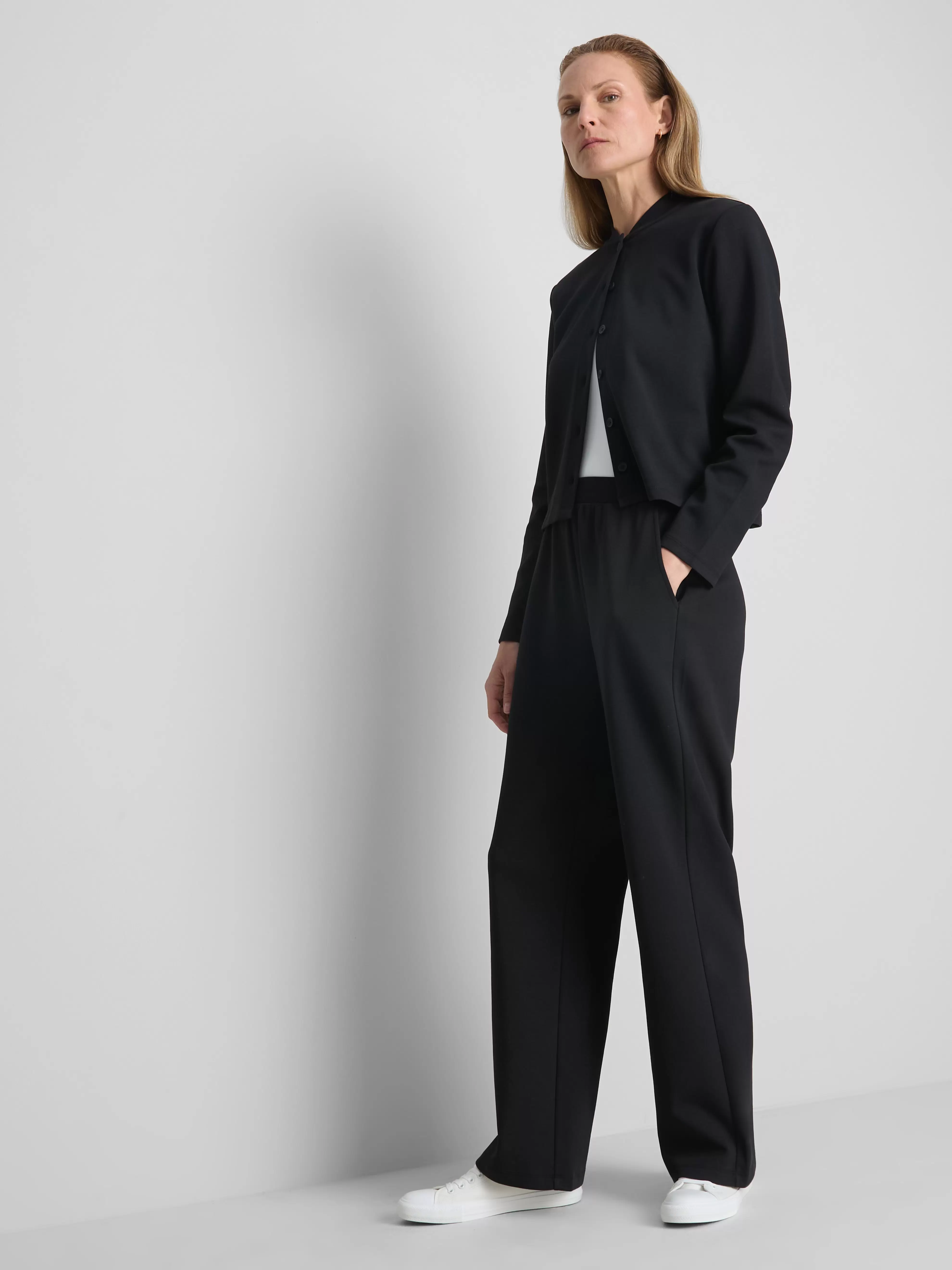 MAJOR FIND | Bas de jogging large en mélange de coton