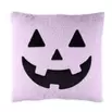 Coussin Halloween visage mignon polyester 40x40cm (3 modèles)