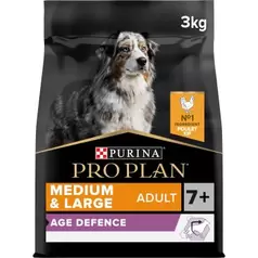 Purina Age Defence Chien Croquettes Senior 7+ Medium & Large 3kg