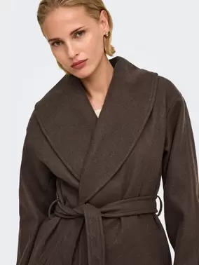 ONLY ONLAUGUSTA Jacket - Chocolate Brown - 15314352