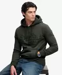 Sweat à capuche Vintage Logo Tonal coupe décontractée