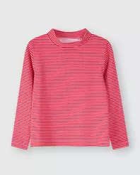 T-shirt à manches longues avec cœur brodé