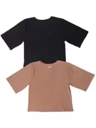 Haut de pyjama côtelé femme taille S – XL