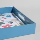 Salisbury - Plateau motifs fleurs multicolores