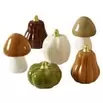 Décoration de table à poser thème automne en céramique Ø4,5xH7cm (6 modèles)