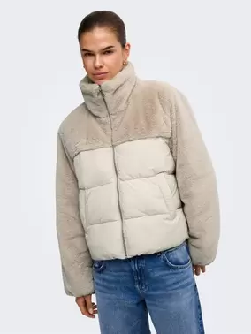 ONLY ONLWANJA Puffer jacket - Moonbeam - 15292945