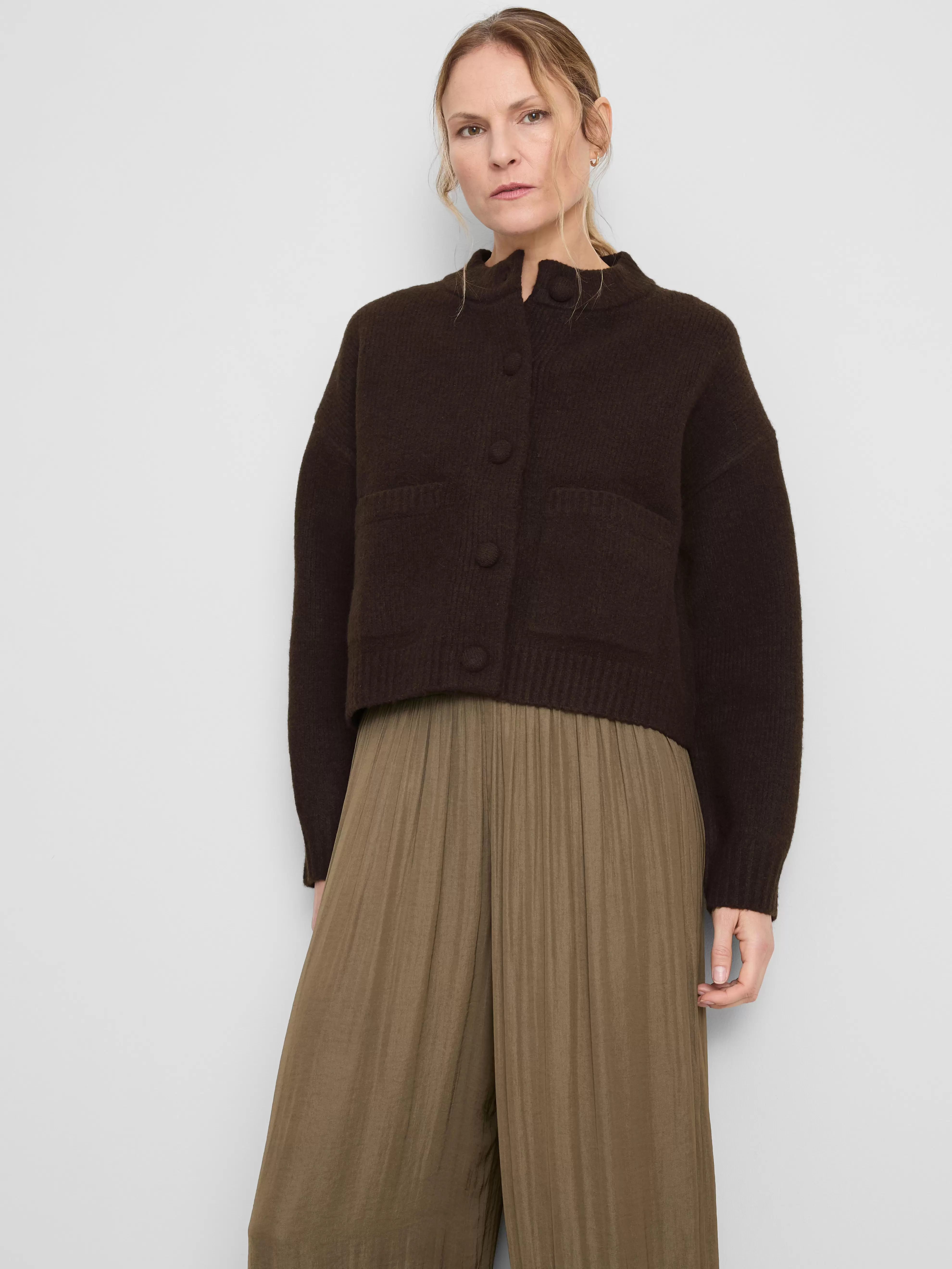 Gilet bomber en tricot
