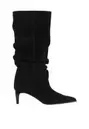 Slouchy haklaarzen van leer