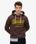 Sweat à capuche Vintage Logo coupe décontractée