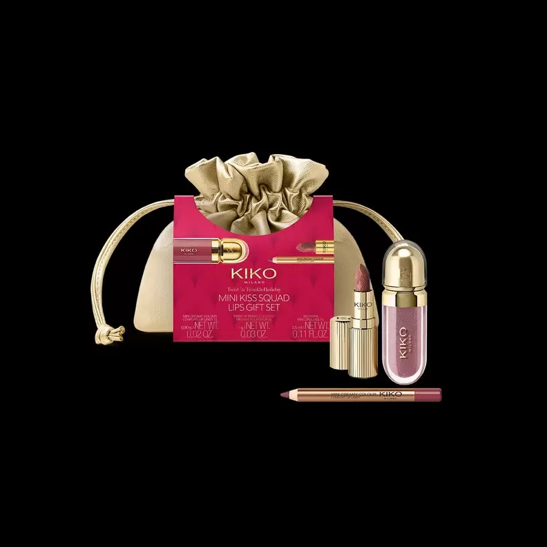 Twist 'N Twinkle Holiday Mini Kiss Squad Lips Gift Set 01