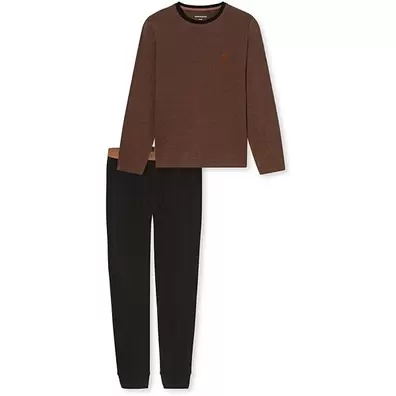 Schiesser pyjama 95/5 toffee - 95% katoen - Maat 56