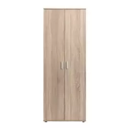 Garde-robe Inca 2 portes - couleur chêne - 184x70x34,5 cm