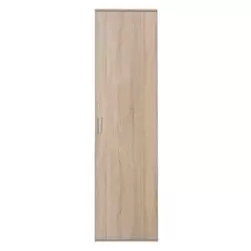 Garde-robe Inca 1 porte - couleur chêne - 184x50x34,5 cm