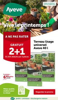 Catalogue AVEVE à Verviers | Folder AVEVE - FR | 2026-02-25T00:00:00.000Z - 2026-03-08T00:00:00.000Z