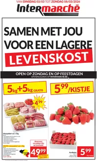 Catalogue Intermarché à Waasmunster | Ontdek de folder van 03 03 26 - NL | 2026-03-03T00:00:00.000Z - 2026-03-08T00:00:00.000Z