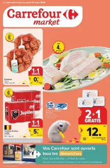 Catalogue Carrefour Market à Waasmunster | Réductions et promotions | 2026-03-04T00:00:00.000Z - 2026-03-10T00:00:00.000Z