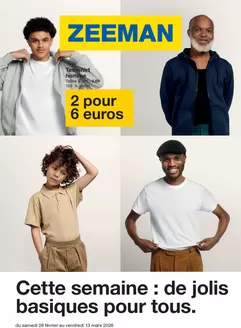 Catalogue Zeeman | Zeeman Semaine 9 du samedi 21 février au vendredi 27 février 2026. | 2026-02-28T00:00:00.000Z - 2026-03-13T00:00:00.000Z