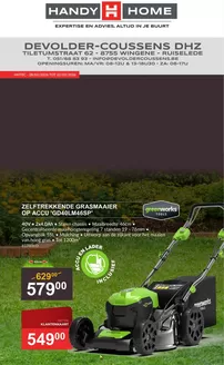Catalogue HandyHome à Anvers | folder HandyHome Devolder NL | 2026-02-28T00:00:00.000Z - 2026-03-22T00:00:00.000Z
