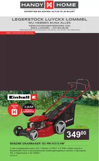 Catalogue HandyHome à Anvers | folder HandyHome Leger Stock Luyckx NL | 2026-03-07T00:00:00.000Z - 2026-03-29T00:00:00.000Z