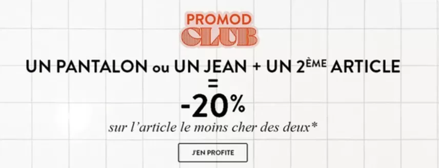 Catalogue Promod à Schoten | Promo | 2026-03-03T00:00:00.000Z - 2026-03-17T00:00:00.000Z