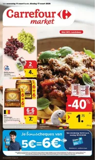 Catalogue Carrefour Market à Anvers | Meilleures offres pour les acheteurs économes | 2026-03-11T00:00:00.000Z - 2026-03-17T00:00:00.000Z