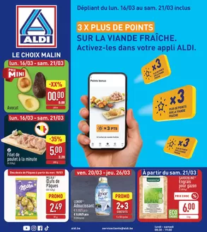 Catalogue Aldi à Hamme | Nouvelles offres à découvrir | 2026-03-16T00:00:00.000Z - 2026-03-26T00:00:00.000Z