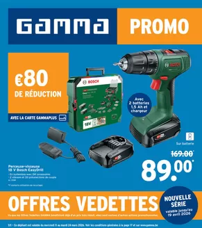 Catalogue GAMMA à Zottegem | Offres spéciales pour vous | 2026-03-11T00:00:00.000Z - 2026-04-19T00:00:00.000Z