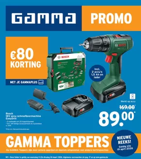Catalogue GAMMA à Zottegem | Meilleures offres pour les acheteurs économes | 2026-03-11T00:00:00.000Z - 2026-03-24T00:00:00.000Z
