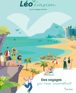 Catalogue Voyages Leonard à Waregem | Eté 2026. | 2026-06-21T00:00:00.000Z - 2026-09-22T00:00:00.000Z
